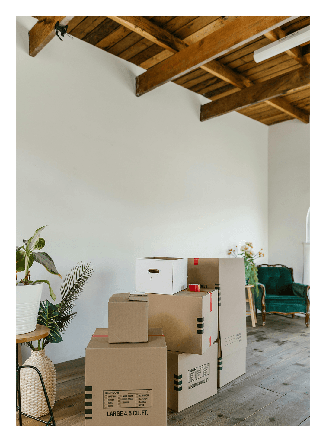 Step 1: Pack All Small Items in Boxes