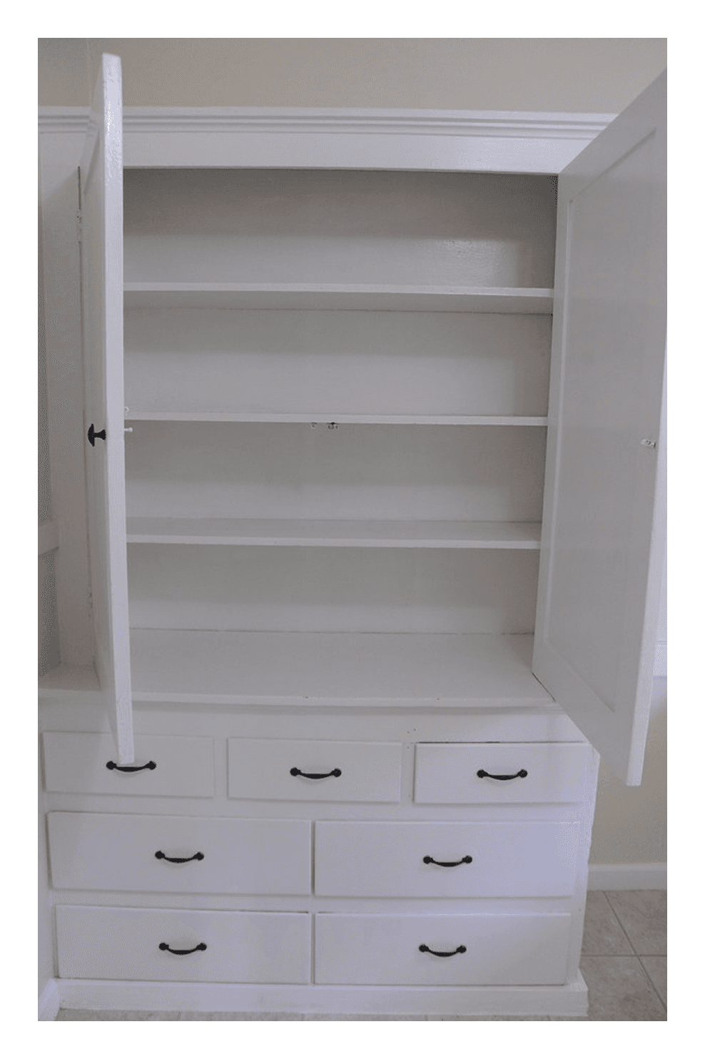 Step 5: Empty All Drawers and Tape Them Shut